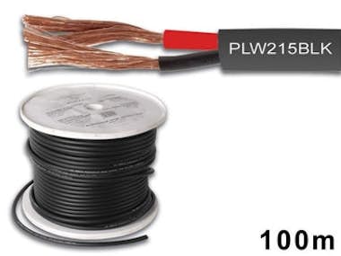 Velleman Velleman PLW215BLK cable de audio 100 m Negro