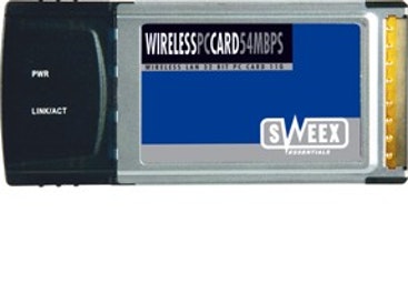 Sweex Sweex Wireless LAN PC Card 54 Mbps 54 Mbit/s Inter
