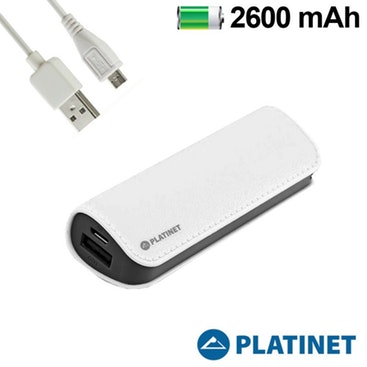 Platinet Bateria Externa Micro-usb Power Bank 2600 mAh Colo