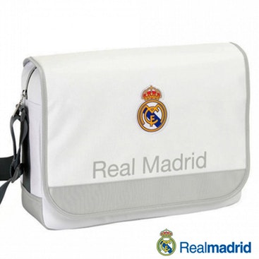 Real Madrid Maletin ordenador portatil 1516 pulg licencia futbol c.f. blanco super acolchado bolsa 69111