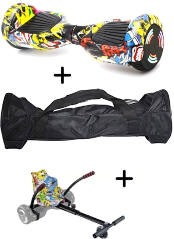 UrbanGlide 65 Lite Hoverboard + Kart Pilot Multicolor
