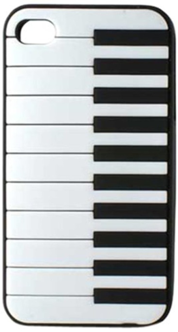 ME! Carcasa de silicona Piano para iPhone 4/4s