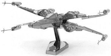 Star Wars Ep7 poe xwing fighter de metal earth puzzle 3d damerons rompecabezas maquetas para construir