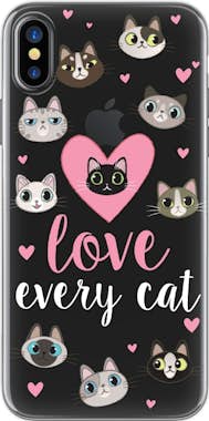 ME! Carcasa Love Cats iPhone X
