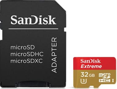 SanDisk Extreme Tarjeta MicroSD 32GB