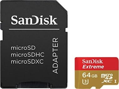 SanDisk Extreme Tarjeta MicroSD 64GB