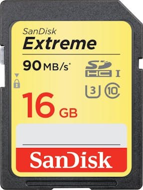 SanDisk Sandisk 16GB Extreme SDHC U3/Class 10 16GB SDHC UH