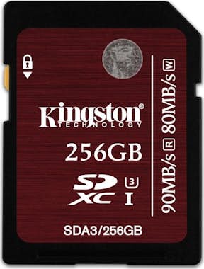 Kingston Kingston Technology SDXC UHS-I U3 (SDA3) 256GB 256
