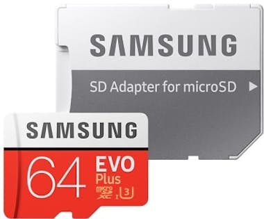 Samsung EVO Plus 64GB MicroSDXC con adaptador