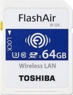 Toshiba Toshiba Flashair W-04 64GB SDXC UHS-I Clase 3 memo