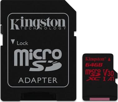 Kingston Kingston Technology Canvas React 64GB MicroSDXC UH