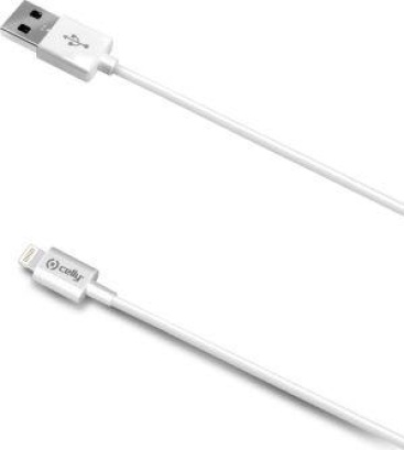 Cable A Lightning celly 2m blanco mfi usbip52m – de 2 metros compatible con iphone ipad o ipod cavi