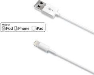 Celly USBLIGHT USB A Lightning Blanco cable de tel