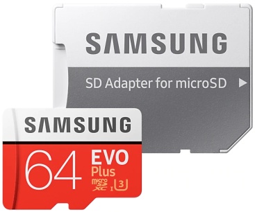 Samsung EVO Plus 64GB MicroSDXC con adaptador