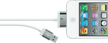 Belkin Belkin F8J041CW2M-WHT 2m USB A Apple 30-p Blanco c