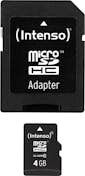 Intenso Intenso 4GB MicroSDHC 4GB MicroSDHC Clase 10 memor