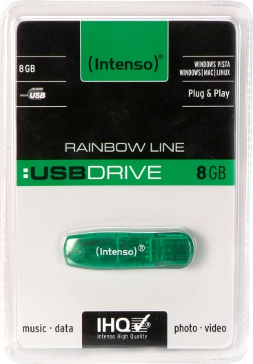 Intenso Intenso Rainbow Line 8GB USB Drive 8GB memoria fla