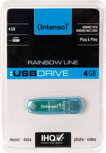 Intenso USB-Drive 4096MB 2.0 Version Blue 4GB memo