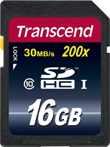 Transcend Transcend TS16GSDHC10 16GB SDHC UHS-I Clase 10 mem