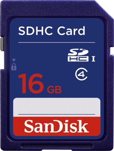 SanDisk Sandisk SDHC 16 GB 16GB SDHC Clase 4 memoria flash