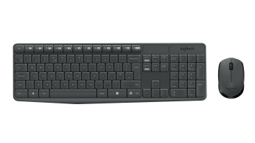 Logitech MK235 RF inalámbrico QWERTY Español Gris