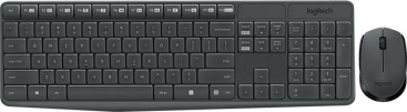 Logitech MK235 RF inalámbrico Portugués Negro