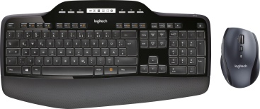 Logitech MK710 RF inalámbrico QWERTZ Alemán Negro