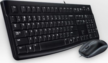 Logitech Logitech Desktop MK120, DE USB QWERTZ Alemán Negro