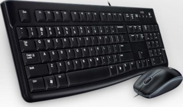 Logitech Logitech MK120 USB AZERTY Francés Negro