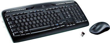 Logitech MK330 RF inalámbrico QWERTY Español Negro