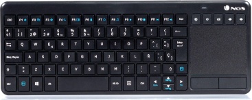 NGS TV Warrior RF inalámbrico QWERTY Negro