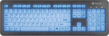 NGS NGS Bluelagoon USB QWERTY Negro