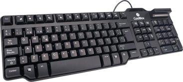 Coolbox CoolBox COO-TEC02DNI USB QWERTY Español Negro tecl