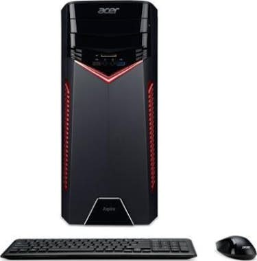 Acer Acer Aspire GX-281 3GHz 1700 Escritorio Negro, Roj