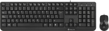 NGS NGS Cocoa Kit USB QWERTY Negro