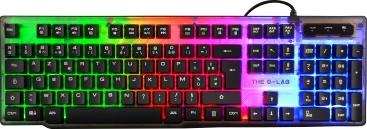 The G-Lab Keyz Neon USB QWERTY Español Negro