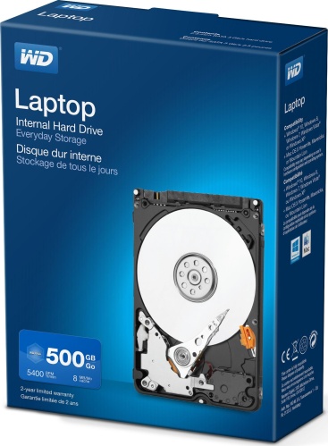 Western Digital Laptop Everyday 2.5 500 GB Serial ATA II