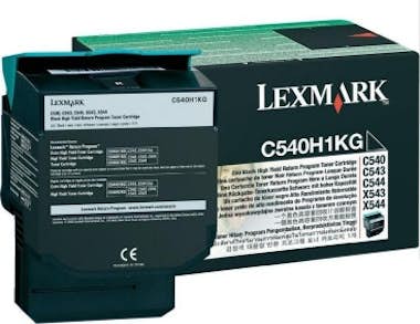 Lexmark Lexmark C540H1KG Cartucho de tóner 2500páginas Neg