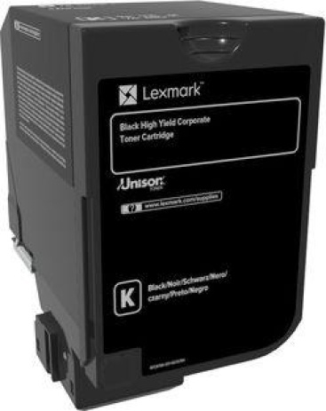 Lexmark Lexmark 74C2HKE Cartucho de tóner Negro cartucho d
