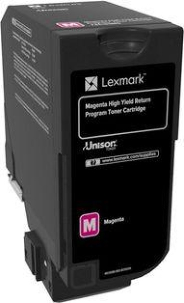 Lexmark Lexmark 74C2HM0 12000páginas Magenta cartucho de t
