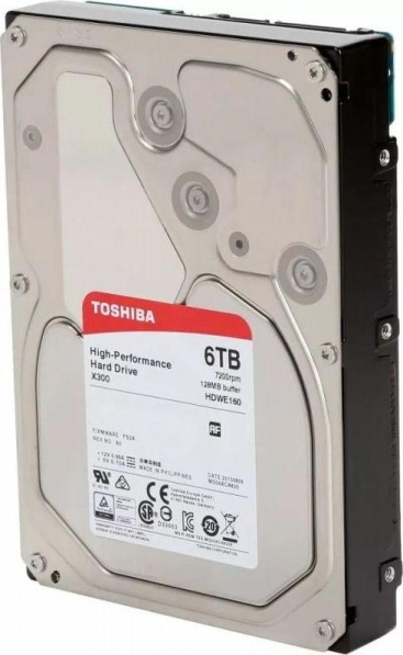 Toshiba X300 6144GB Serial ATA III disco duro inte