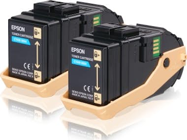 Epson Epson Doble cartucho de tóner AL-C9300N cian 7.5kx