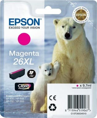 Epson Epson Cartucho 26XL magenta (etiqueta RF)
