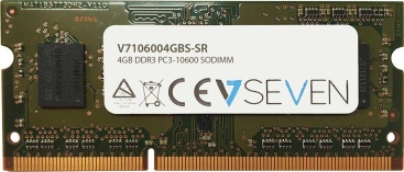 V7 V7 4GB DDR3 PC3-10600 1333MHz SO-DIMM módulo de me