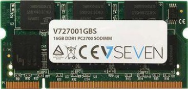 V7 V7 1GB DDR1 PC2700 - 333Mhz SO DIMM Notebook módul