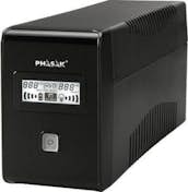 Phasak Phasak PH 9465 650VA 2AC outlet(s) Compacto Negro