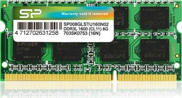Silicon Power Silicon Power 8GB DDR3L SO-DIMM 8GB DDR3L 1600MHz