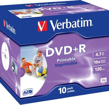 Verbatim Verbatim DVD+R Wide Inkjet Printable ID Brand 4.7G