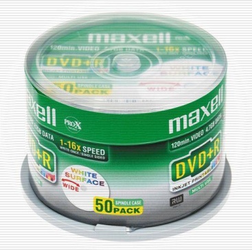 Maxell Maxell DVD+R 4.7GB DVD+R 50pieza(s)