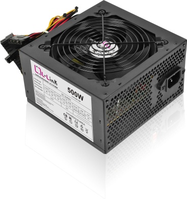 L-Link LL-PS-500-CAB 500W ATX Negro unidad de fuen